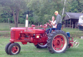 Obit Photo Jim Houdek tractor